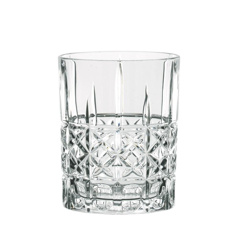 Nachtmann Highland 4 Piece Mixed Crystal Glass Tumbler Set 345ml