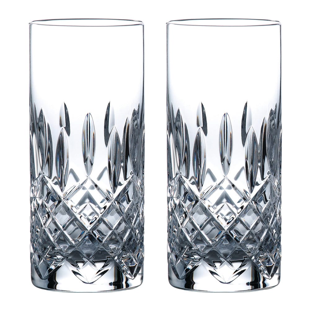 Royal Doulton R&D Collection Highclere Pair of Crystal Highballs