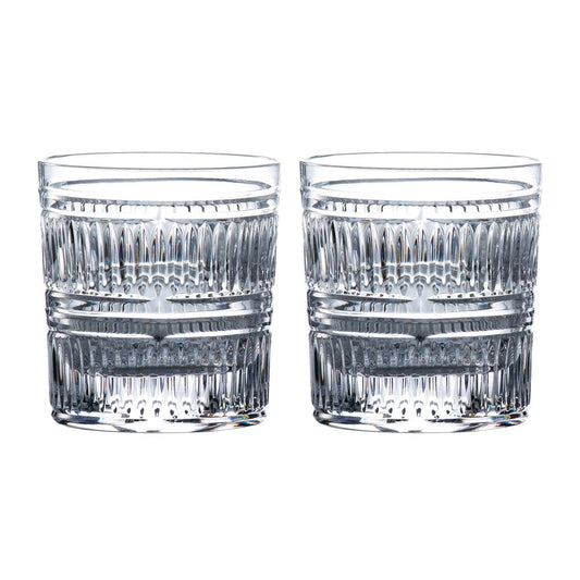 Royal Doulton R&D Collection Radial Pair of Crystal Tumblers