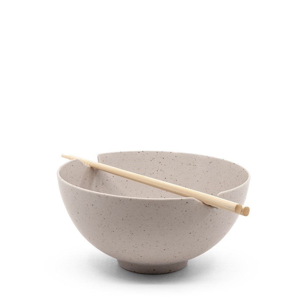 Salt & Pepper Ikana Bowl with Chopsticks 16.5cm