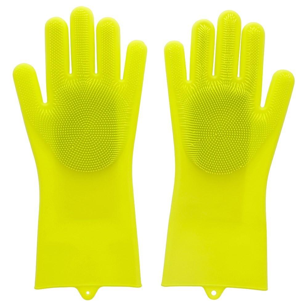 Scruba-Dub Antibacterial Silicone Cleaning Gloves