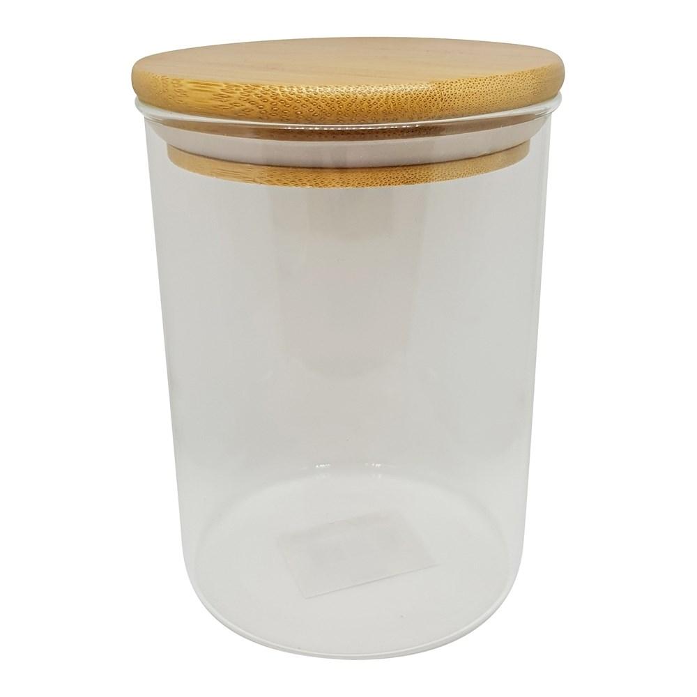 Scullery Bamboo & Glass Canister 750ml