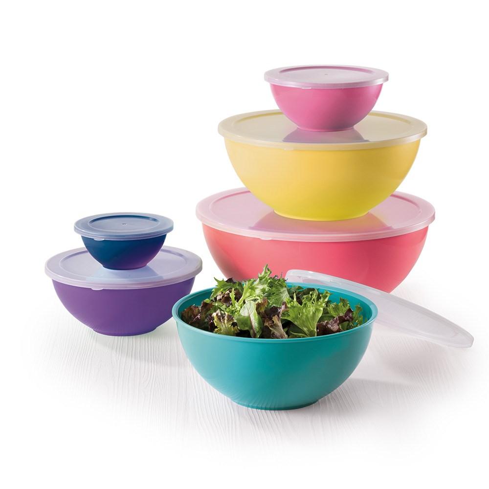 Scullery Kolori Prep Set of 6 Mixing Bowls Multicolour