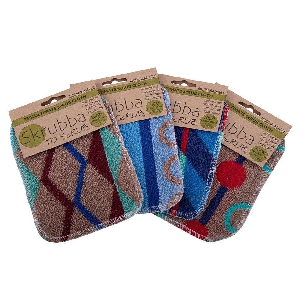 Skrubba Cotton Dish Scrub Assorted Colour Dispatch