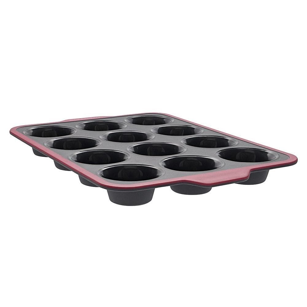 Soffritto Professional Bake 12-Cup Non-Stick Silicone Muffin Pan 36 x 26cm