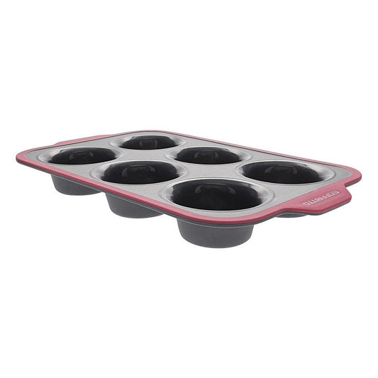 Soffritto Professional Bake 6-Cup Non-Stick Silicone Muffin Pan 33 x 22.5cm