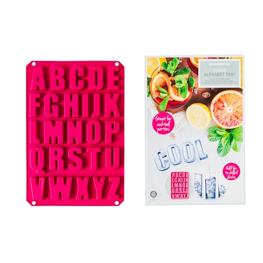 Soffritto Professional Bake Silicone Alphabet Tray