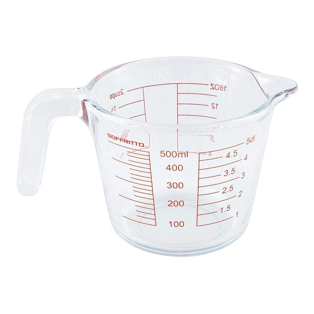 Soffritto Pure Glass Measuring Jug 500ml