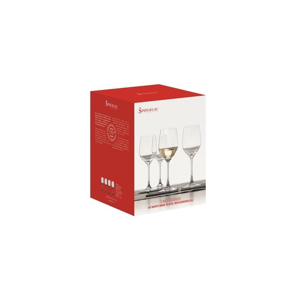 Spiegelau Vino Grande 4-Piece Crystal White Wine Glass Set 330ml