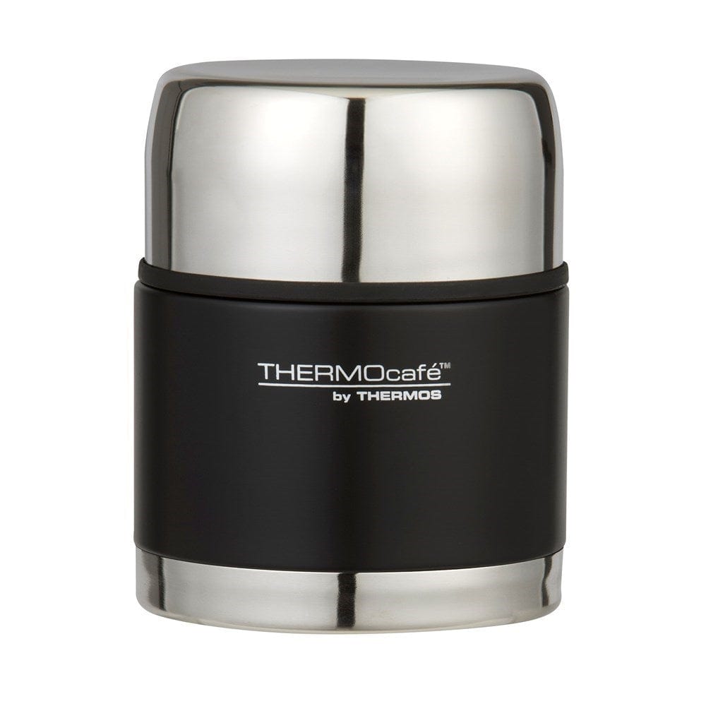 Thermos THERMOcafe Stainless Steel Food Jar Matte Black 500ml